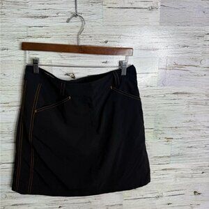 Cutter & Buck Annika black orange Golf Skort Size 6 Pockets Athletic Casual